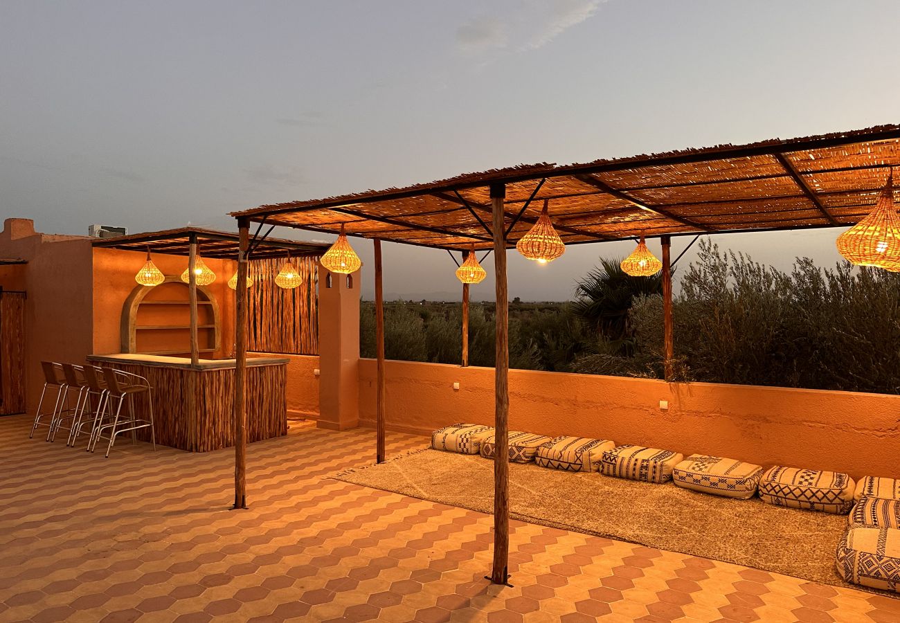 Villa in Marrakech - Bohemian Chic Guest Villa sleeps 35 - KASBAH LINAH Marrakech