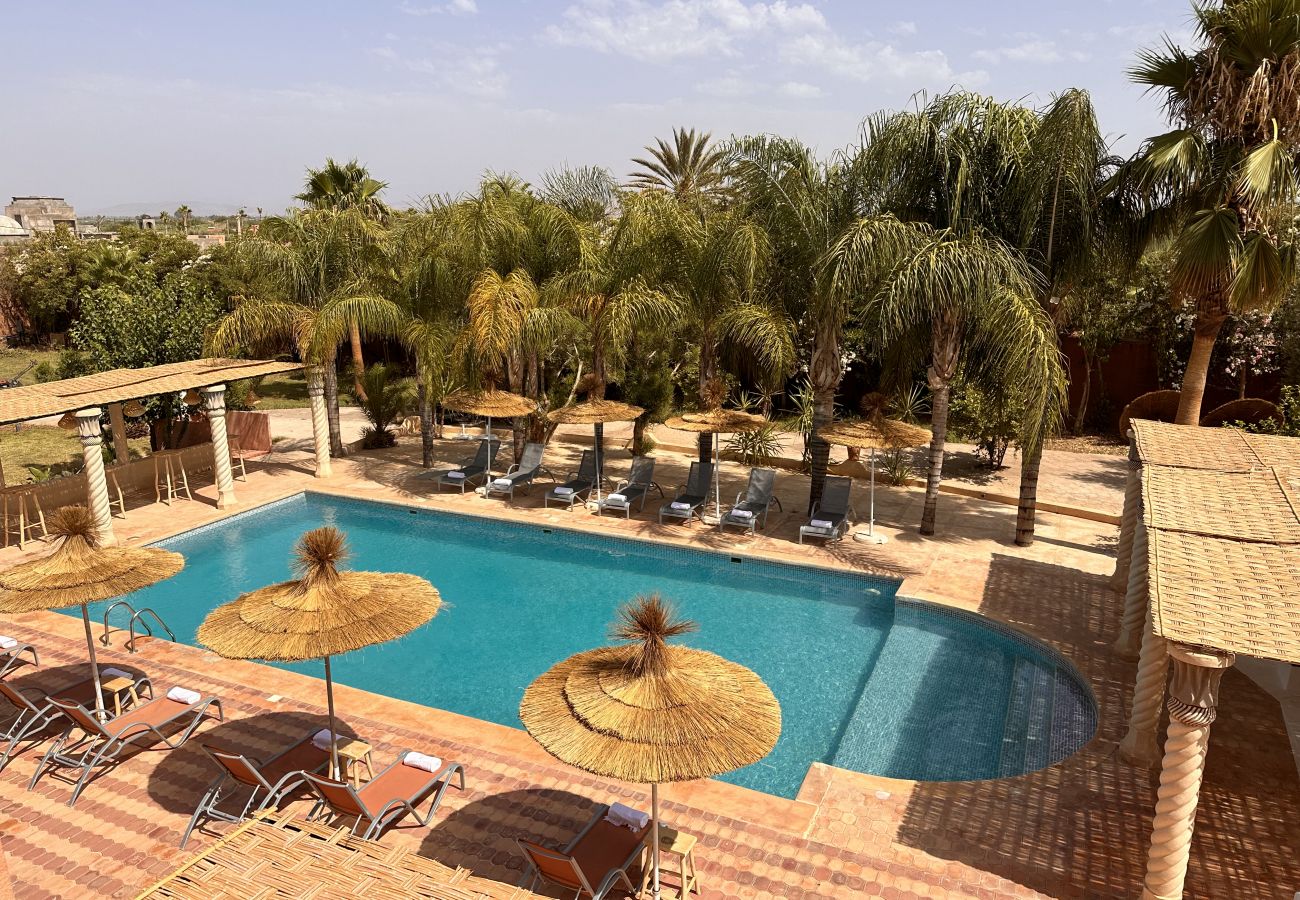 Villa in Marrakech - Bohemian Chic Guest Villa sleeps 35 - KASBAH LINAH Marrakech