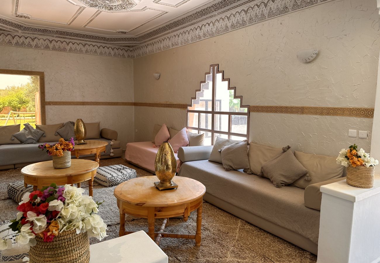 Villa in Marrakech - Bohemian Chic Guest Villa sleeps 35 - KASBAH LINAH Marrakech