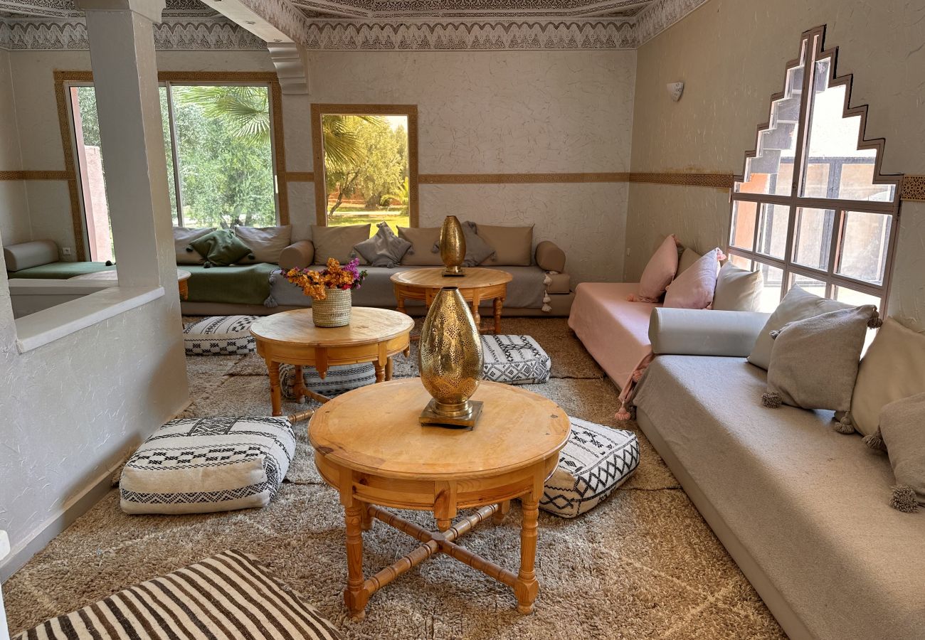 Villa in Marrakech - Bohemian Chic Guest Villa sleeps 35 - KASBAH LINAH Marrakech