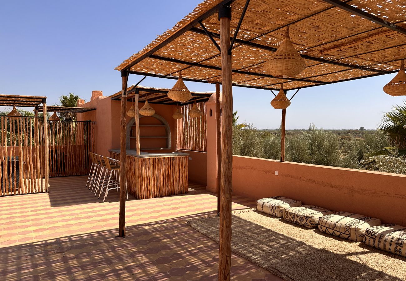 Villa in Marrakech - Bohemian Chic Guest Villa sleeps 35 - KASBAH LINAH Marrakech