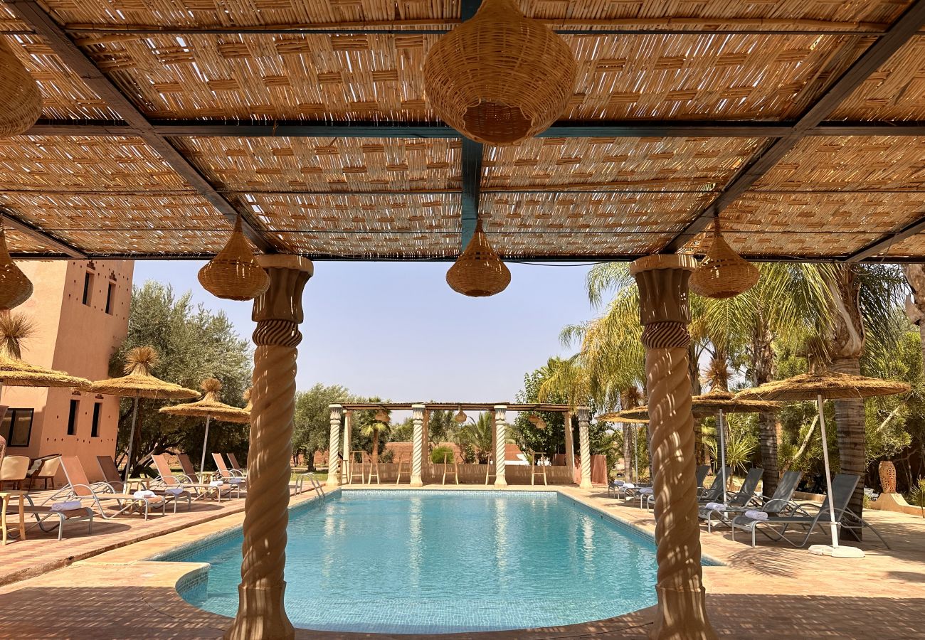 Villa in Marrakech - Bohemian Chic Guest Villa sleeps 35 - KASBAH LINAH Marrakech