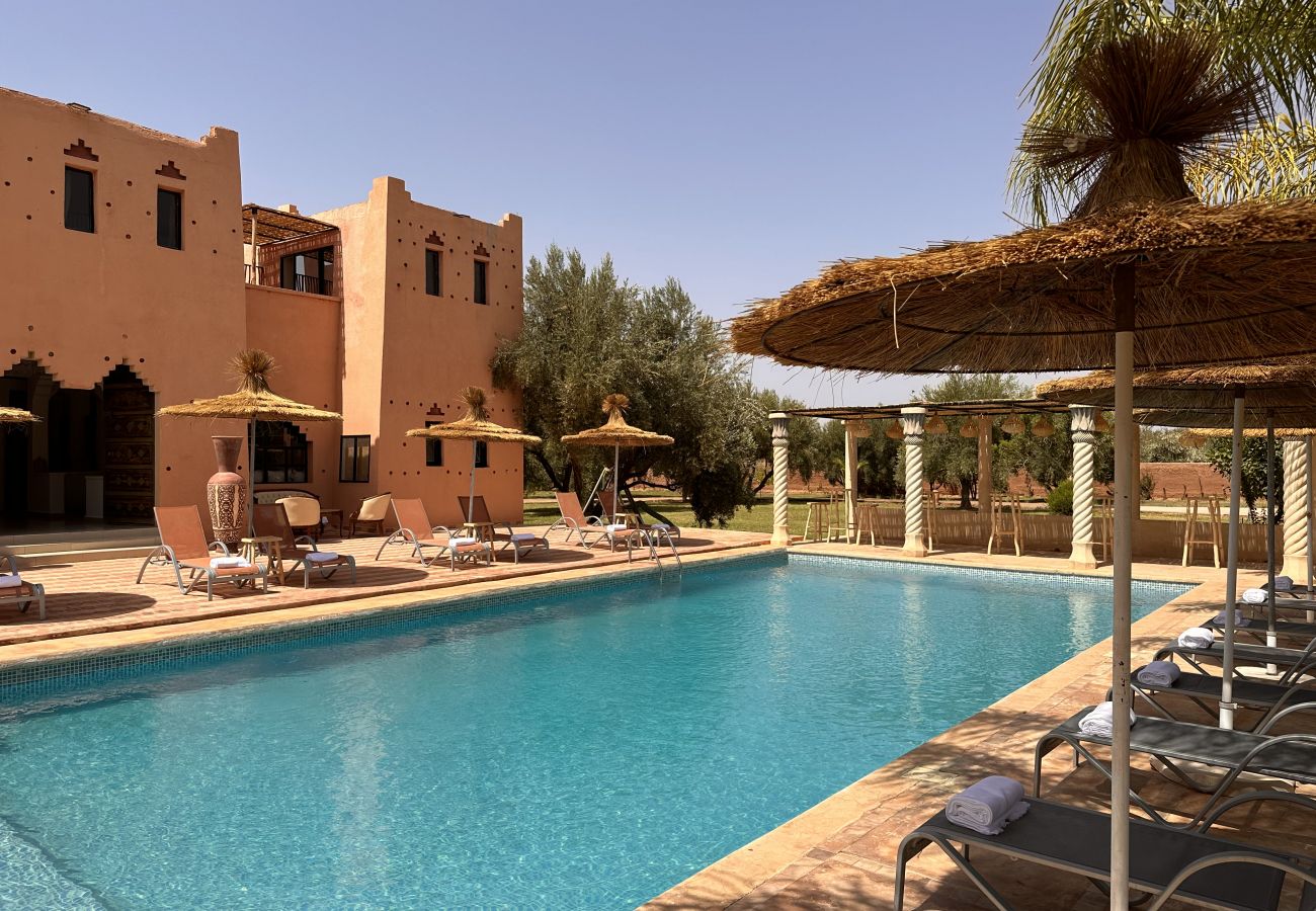 Villa in Marrakech - Bohemian Chic Guest Villa sleeps 35 - KASBAH LINAH Marrakech