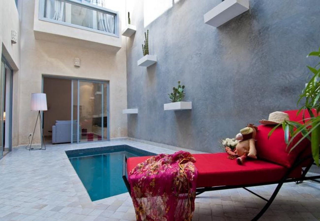 Villa à Marrakech - RIAD ROMANA, riad de charme avec piscine chauffée - MARRAKECH 