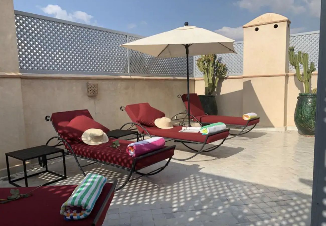 Villa à Marrakech - RIAD ROMANA, riad de charme avec piscine chauffée - MARRAKECH 