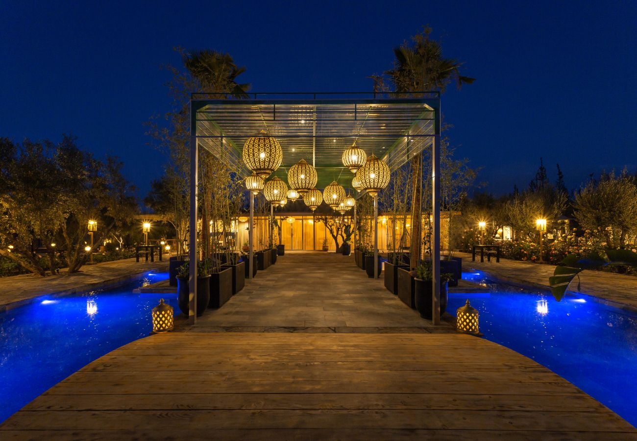 Villa à Marrakech - OASIS COCO, domaine événementiel de rêve à 8 mns du centre de Marrakech