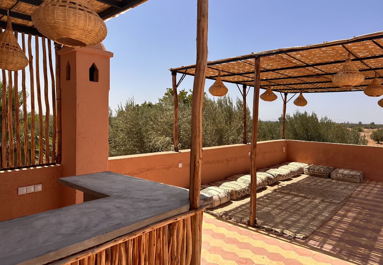 Villa à Marrakech - Villa d'Hôtes Bohème Chic 35 couchages - KASBAH LINAH Marrakech 