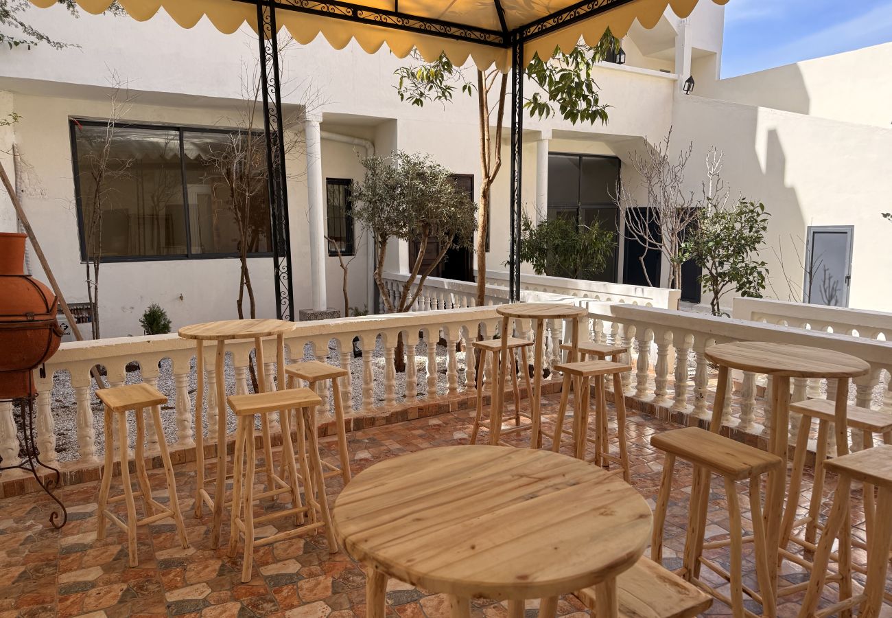 Villa à Marrakech - CASA BIANCA, riad 7 chambres avec piscine chauffée intérieure